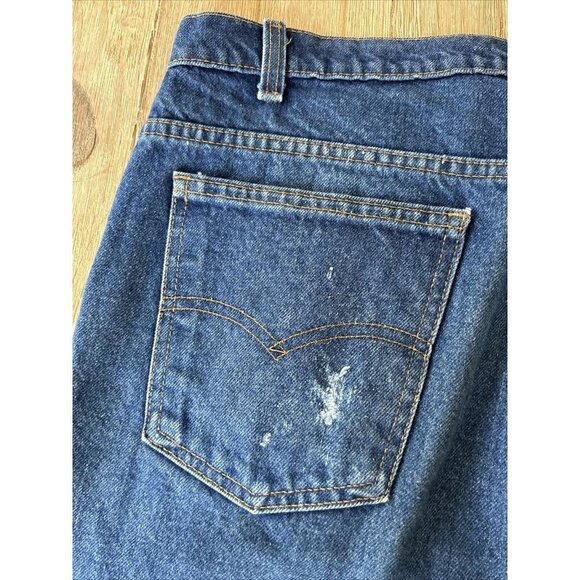 Vintage Levi's 509 Jeans Mens 40 x 32 Distressed Orange Tab USA Made 40509-0215 - Picture 5 of 8